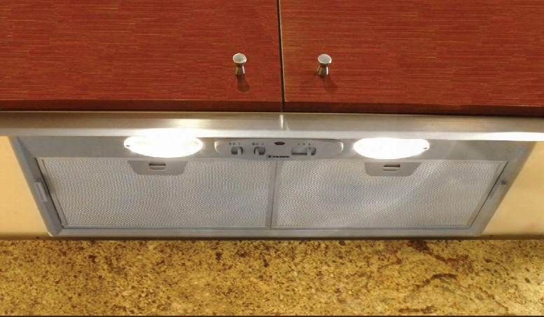 Insm28gr250b 28" Inca Smart Gray Insert Range Hood With 250 Cfm 3 Speed Slide Control Halogen Lighting Easy Snap Mounting Clips In