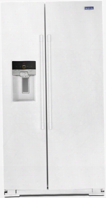 Mss26c6mfw 36" French Door Refrigerator With 25.59 Cu. Ft. Capacity Led Lights Ice Dispenser Counter Depth