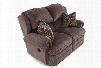 Hancock Collection 203-29/1426-14/1241-13 63" Double Reclining Loveseat with Fabric Upholstery Rolled Arms Nail Head Trim and Traditional Style in Viper