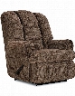 Stallion Collection 1407/4812-17 44" Comfort King Hide-A-Chaise Wallsaver Recliner with Fabric Upholstery Plush Padded Rolled Arms and Casual Style in