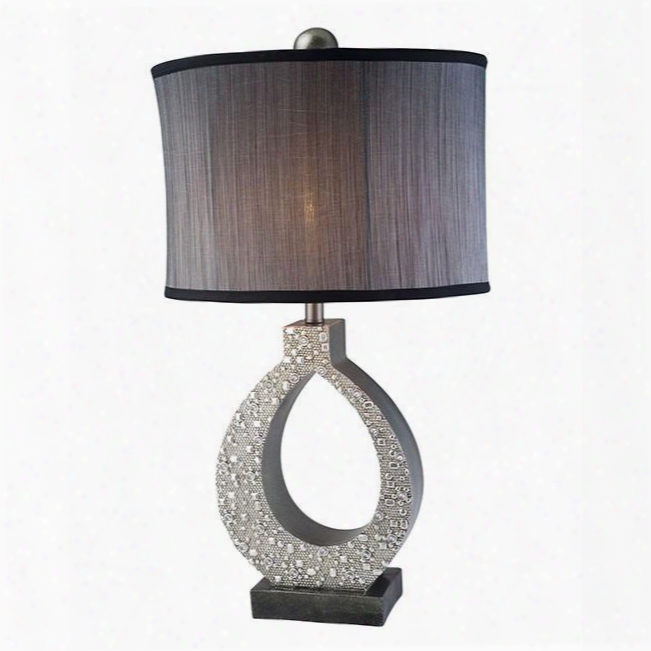 Rina L9249t 19.75"h Table Lamp With Traditional Teardrop-shape Base Height: 19.75" Polyresin In