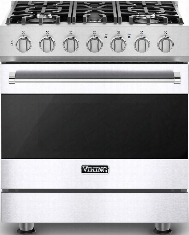 Rvgr33025bwhlp 30" 3 Series Self-cleaning Gas Range With 5 Sealed Burners Surespark Ignition System 4 Cu. Ft.  Oven Capacity Convection Oven Proflow