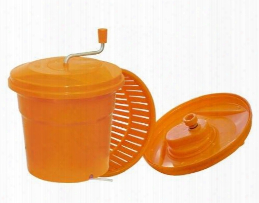 Sd92sc E004 Manual Salad Spinner  Sealed Cover With 20 Liters Basket In