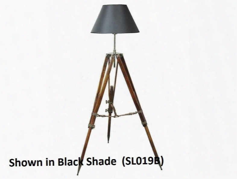 Sl019c Campaign Tripod Lamp Blk