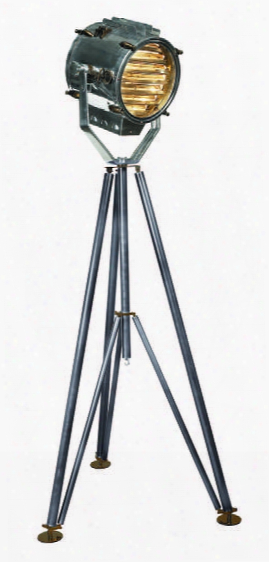 Sl039 Marconi Spotlight 39.4" With Nickel Plated Machine Steel Brass Material In