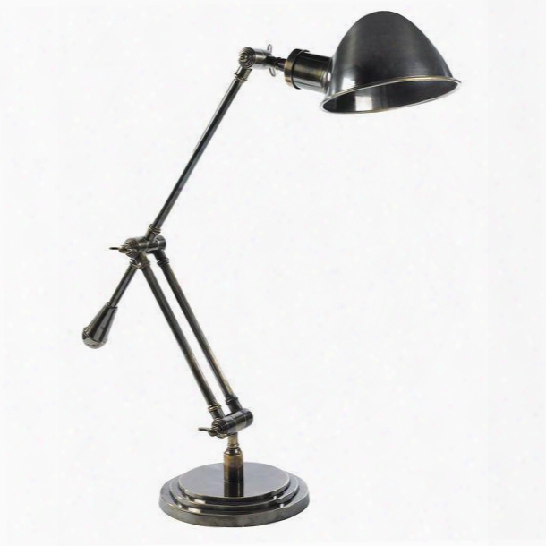 Sl064 Concorde Desk Lamp 27.6" With Brass Material In