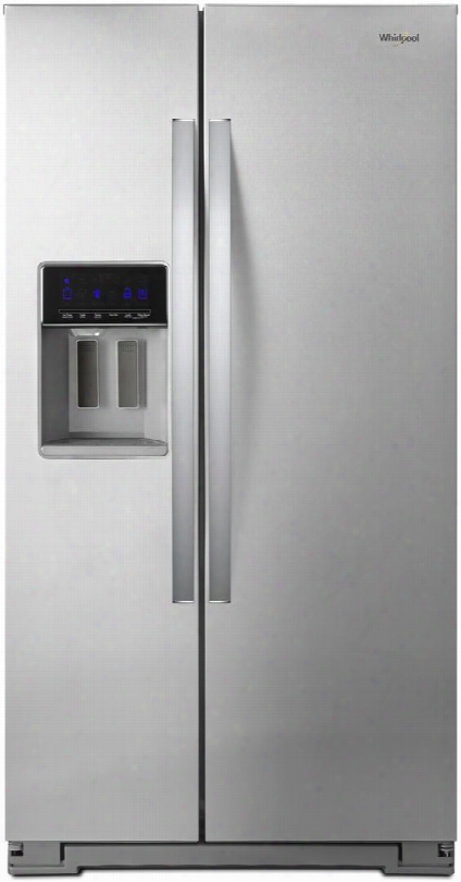 Wrs571cihz 36" Side By Side Counter-depth Refrigerator With 20.59 Cu. Ft. Capacity Led Dispenser Night Easy  In-door-ice Storage In Fingerprint Resistant