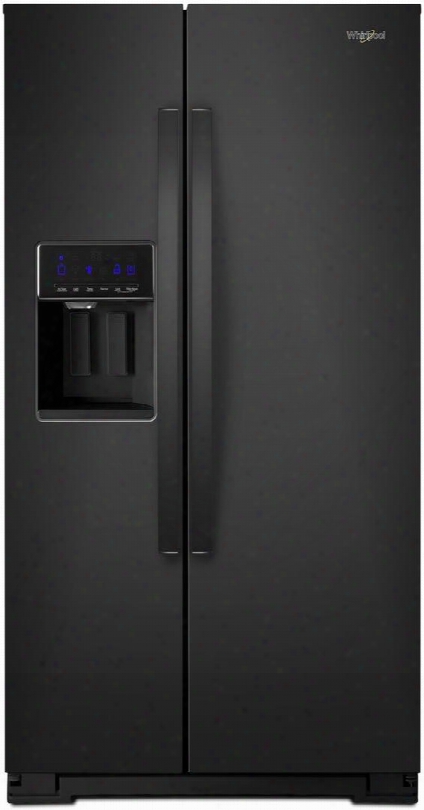 Wrs588fihb 36" Side By Side Refrigerator With 28 Cu. Ft. Capacity Led Dispenser Night Light In-door-ice Storage In