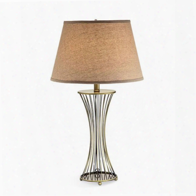 Xia L9501-2pk 30"h Table Lamp With Contemporary Telegraph Base Height: 30" Metal In