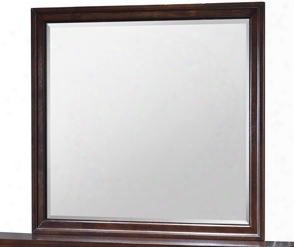 1006-20 Agathis 42" Mirror With Distressed Detailing And Beveled Edge In