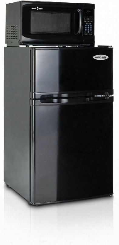 3.1sm5-7a1 Snackmate Series 3.1 Cu. Ft. Freestanding Compact Refrigerator With 700 Watt Microwave Zero-degree Freezer Led Timer/clock And Canstor Beverage