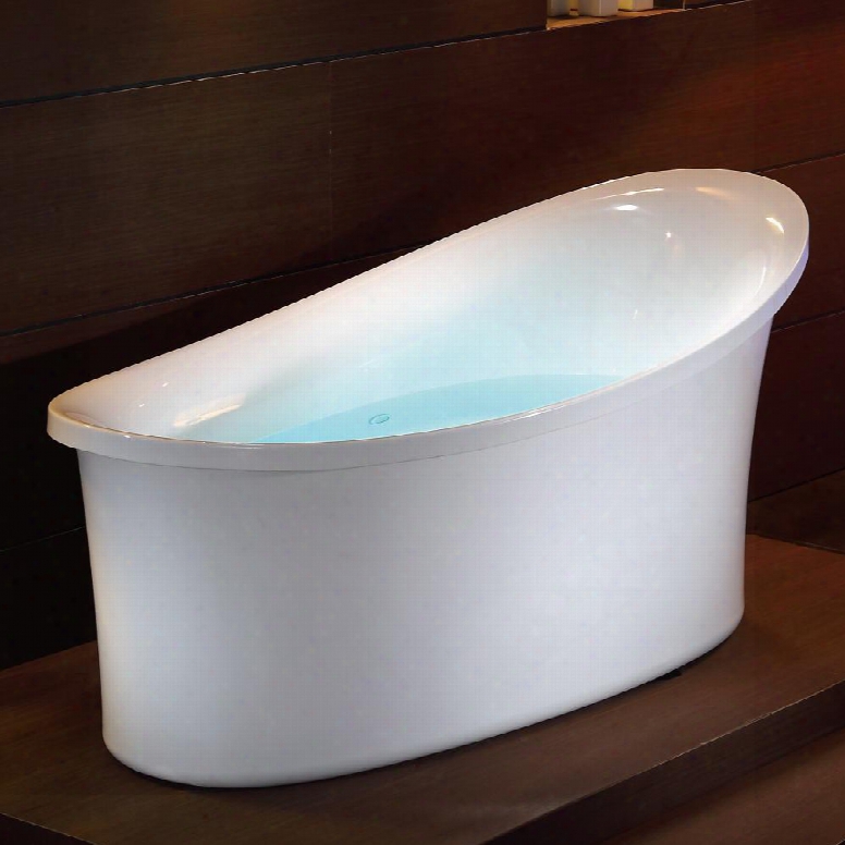 Am1800 6 Foot Free Standing Air Bubble Bathtub With Acrylic Air Blower Motor And Multi Color Led Lights In