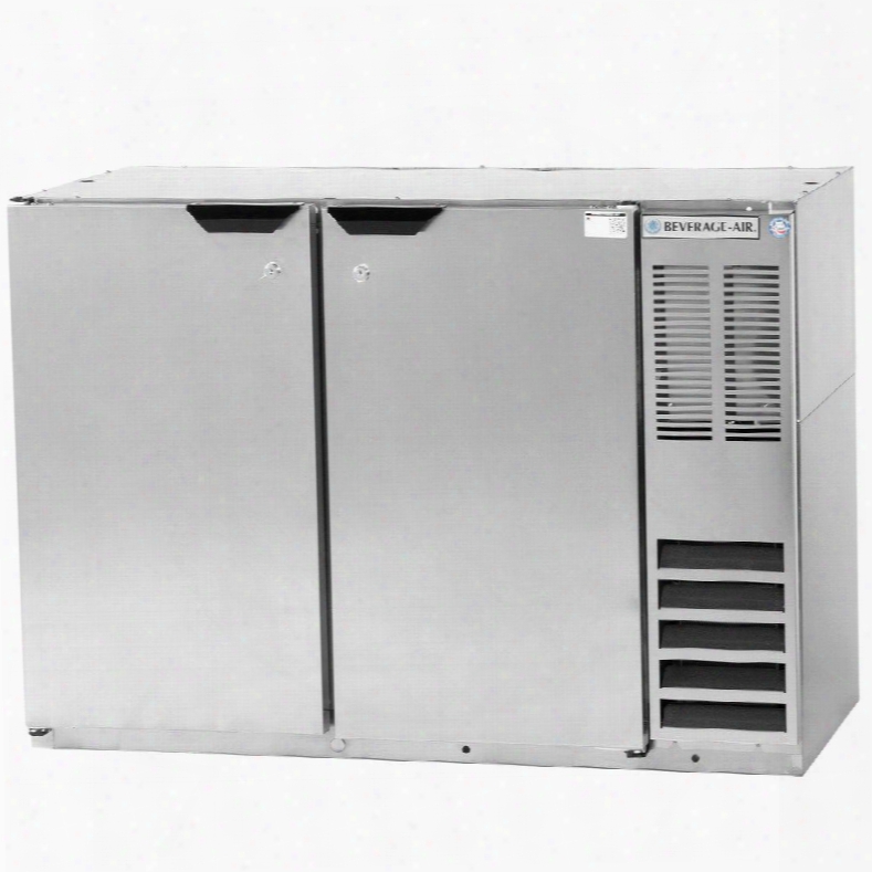 Bb48y1s 48" Back Bar Cooler With 12.1 Cu. Ft. Capacity Heavy Duty Construction Led Lighting Standard R134a Refrigerant Self-closing Doors With Gaskets And