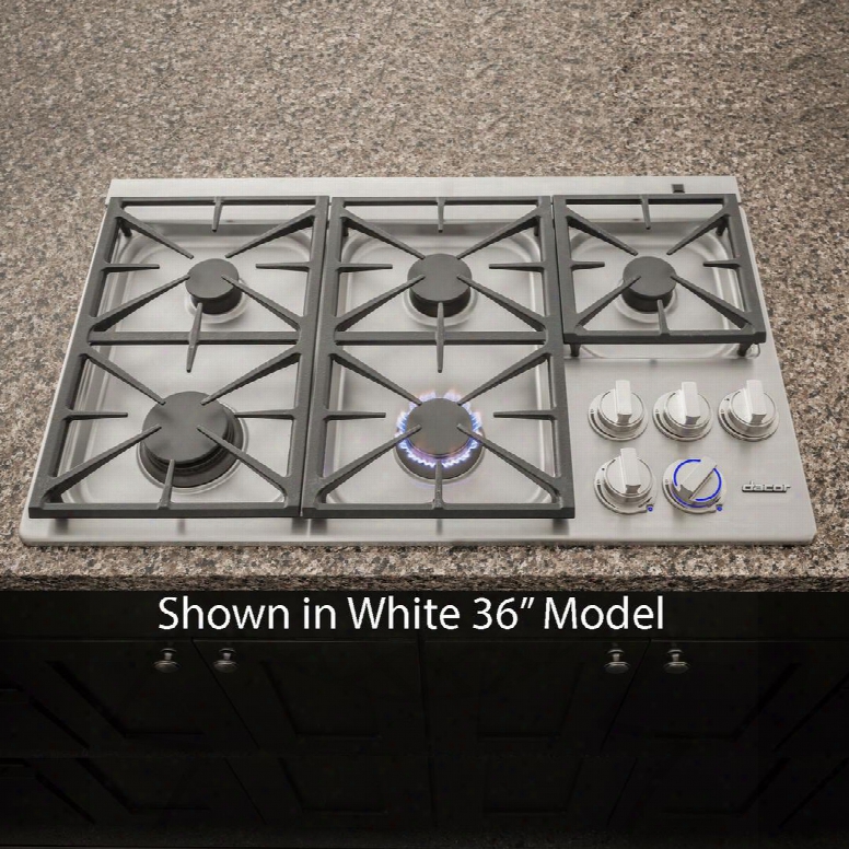 Dyct304gblp 30" Discovery Series Gas Cooktop With 4 Sealed Burners Illumina Burner Controls Simmersear Burners Permaclean  Bead Blasted Finish And