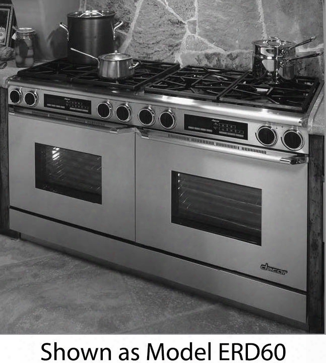 Erd30s06chlph 30" Epicure Series Freestanding Dual-fuel Pure Convection Range With 4 Sealed Burners Perma-flame Instant Re-ignition Butterfly Bake Element