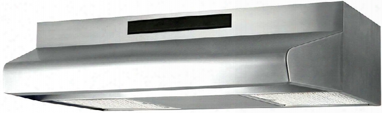 Es368ada 36" Under Cabinet Range Hood With 250 Cfm Lighting Energy Star In Stainless