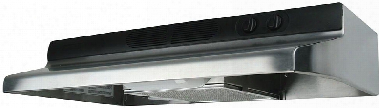 Esz368ada 36" Under Cabinet Range Hood With 230 Cfm Lighting Ada Compliant And Energy Star In Stainless