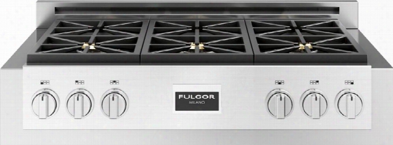 F6grt366s1 36" 600 Series Gas Range Top With 6 Sealed Dual Flame Burners True Low Simmer Matte Finish On Cast Iron Grates And Burner Caps In Stainless