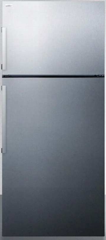 Ff1511ss 28" Enegy Star Certified Top Freezer Refrigerator With 12.6 Cu. Ft. Capacity Fruit And Vegetable Crisper Interior Led Lighting Digital Temperature