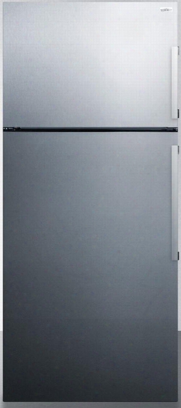 Ff1511sslhd 28" Energy Star Certified Top Freezer Refrigerator With 12.6 Cu. Ft. Capacity Crisper Left Hinged Doors Interior Led Lighting Digital