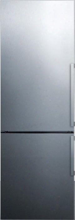 Ffbf246sslhd 24" Energy Star Certified Bottom Freezer Refrigerator With 7.93 Cu. Ft. Refrigerator Capacity 3.42 Cu. Ft. Freezer Capacity Interior Led