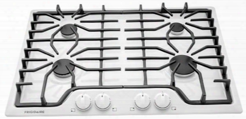 Ffgc3026sw 30" Ada Compliant Gas Cooktop Ith 41500 Total Btu 4 Sealed Burers Continuous Cast Iron Grates Electronic Pilotless Ignition And Ready-select