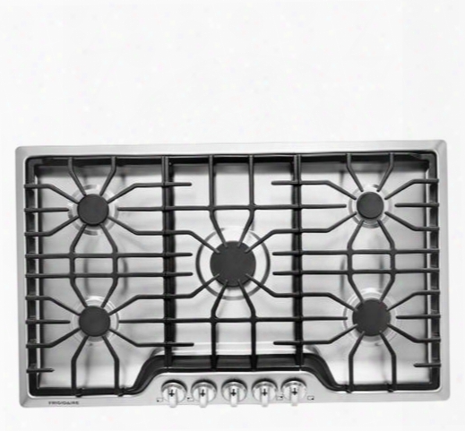 Ffgc3626ss 36" Ada Compliant Built-in Gas Cooktop With 5 Sealed Burners 51000 Btu Total Output Continuous Grates Low Simmer Burner And Color-coordinated