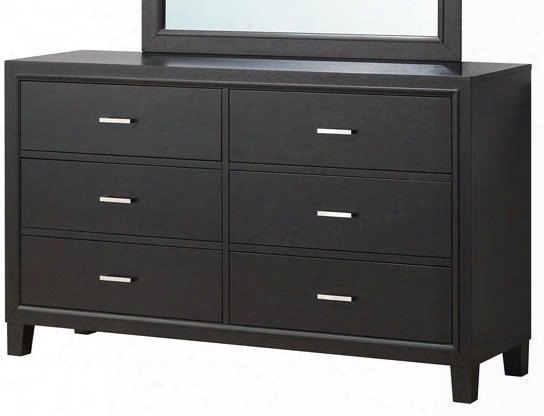 G1250d 58" Dresser With Dovetailed Drawers Decorative Hardware And Tapered Legs In