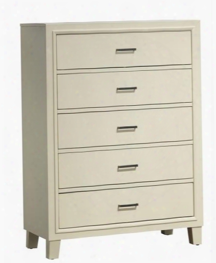 G1290ch 34&qjot; Chest With Dovetailed Drawers Molding Detail Tapered Legs In