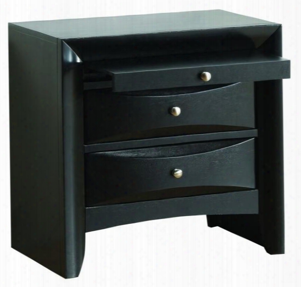 G1500n 28" Nightstand With Beveled Edge Dovetailed Drawer And Simple Pulls In
