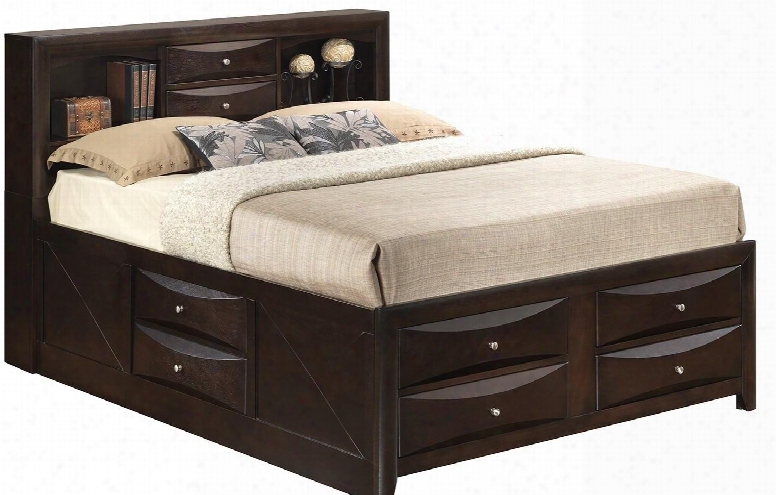 G1525gtsb3 Twin Size Bed With Dovetailed Drawer Beveled Edge Simple Pulls In