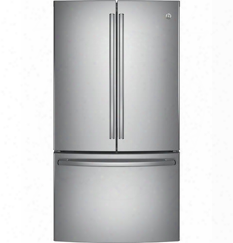 Gne29gskss 36" Freestanding French-door Refrigerator With 28.5 Cu. Ft. Capacity Twinchill Evaporators Advanced Water Filtration And Factory-installed
