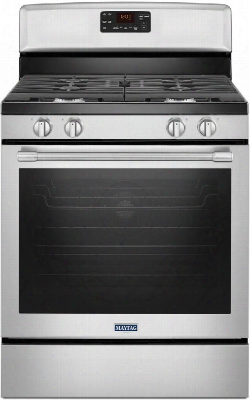 Mgr8650fz 30" Freestanding Gas Range With 5.8 Cu. Ft. Oven Capacity Fan Convection 4 Sealed Burners Precision Cooking System Storage Drawer And Self