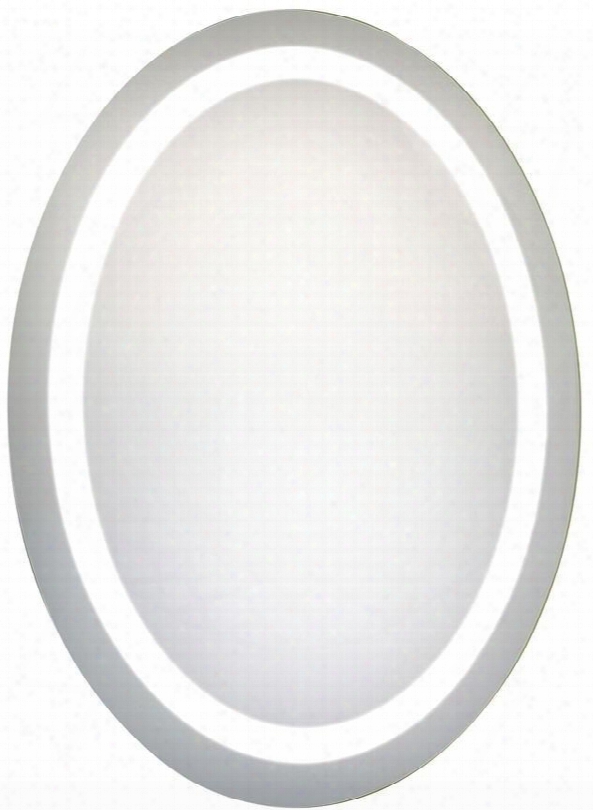 Mre-6009 Led Electric Mirror Oval W23h30 Dimmable