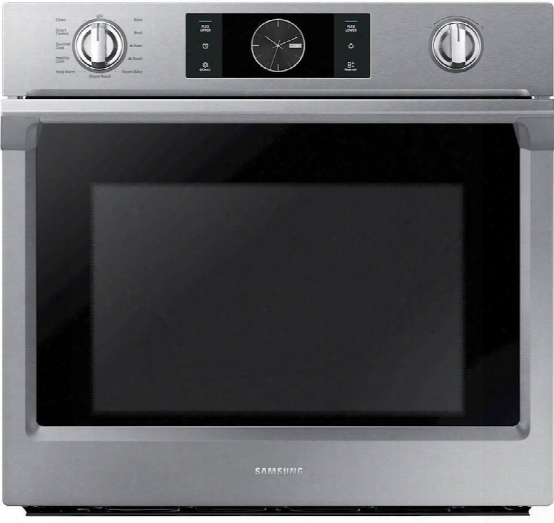 Nv51k7770ss 30" Single Wall Oven With 5.1 Cu. Ft. Capacity Dual Fan True Convection Steam Cooking Spotlight Lighting And Wifi Connection In Stainless