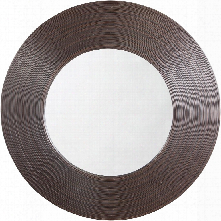 Odeletta A8010022 48" Wall Mirror With Beveled Beveled Frame Circular Shape And D- Ring Bracket For Hanging In