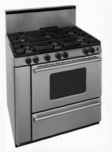 P36b3282ps 36" Pro Series Gas Range With 6 Sealed Variable Top Burners Separate Broiler Compartment 17 000 Btu Oven Burner Heavy Duty Cast Aluminum Griddle