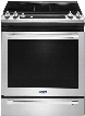 MGS8800FZ 30" Slide-In Gas Range with 5.8 cu. ft. Capacity True Convection Power Preheat 5 Sealed Burners Self Clean and Warming