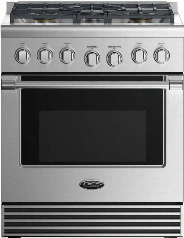 Rgv2-305n 30" Freestanding Natural Gas Range With 5 Sealed Dual Flow Burners 4.6 Cu. Ft. Oven Capacity 5 Shelf Positions Flat Vent Trim And 3 Oven