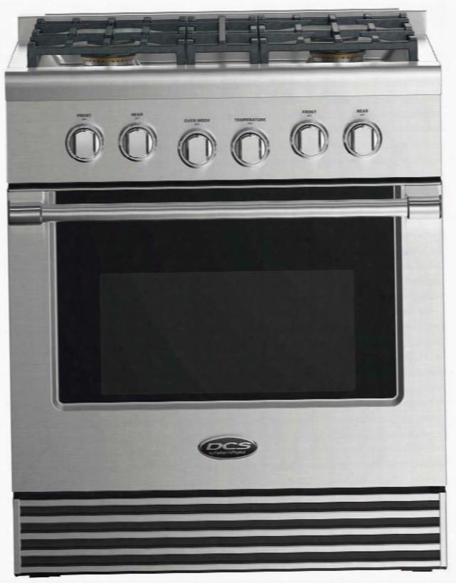 Rgv2304l 30" Liquid Propane Gas Range With 4 Sealed Dual Flow Burners 4.6 Cu. Ft. Oven Capacity Convection Bake Broil Mode And Flat Vent Trim: Stainless