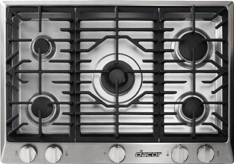 Rnct305gsng 30" Renaissance Natural Gas Cooktop With5  Sealed Burners Die Cast Knobs Perma-flame Technology Continuous Grates And Smart Flame Technology: