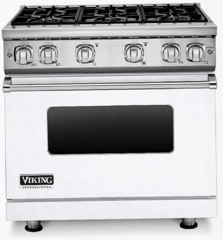 Vgr73616bwhlp 36" Professional 7 Series Liquid Propane Range With 6 Sealed Burners Surespark Ignition System And Varisimmer Setting In