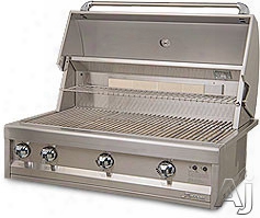 Alfresco Artisan Classic Series Art2 Multi-configuration Grill With 20,000 Btu Burners, Warming Rack, Infrared Rotisserie Burnsr, Simple Knob Controls, 304 Series Stainless Steel And Electronic Ignition