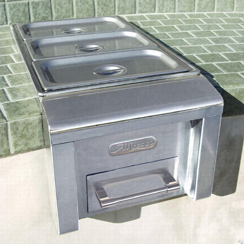 Alfresco Axefw 14 Inch Built-in Food Warmer And Steam Table