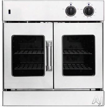 American Range Legacy Series Arofe30 30 Inch Single French Door Electric Wll Oven With 4.7 Cu. Ft. Capacity, Innovection Convection, Manual Clean, Infragrill Broiler And Porcelainized Interior