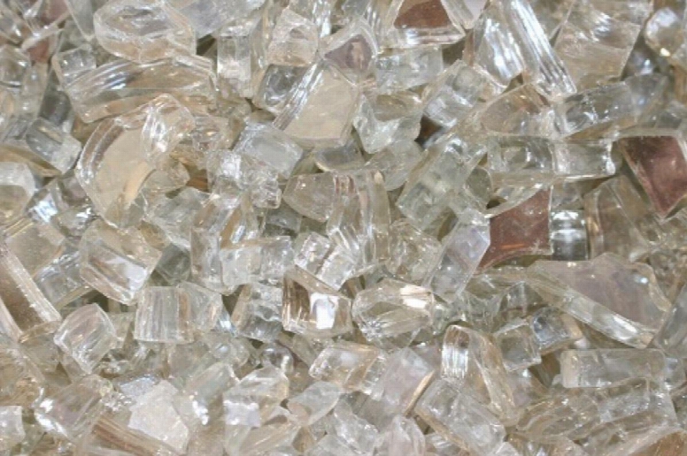 Az Patio Fglass-crys Reflective Fireglass In Crystal