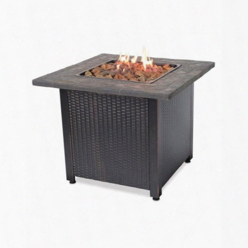 Blue Rhino Gad1401m Lp Gas Outdoor Fireplace With Resin Mantel