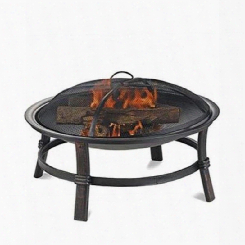 Blue Rhino Wad15121mt Brushed Copper Wood Burning Outdoor Firebowl