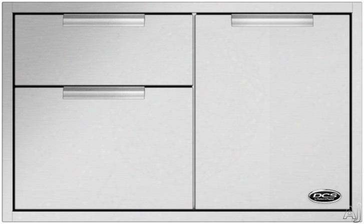 Dcs Adr236 Outdoor Access Drawer Storage With 304 Series Stainless Steel Construction: 36