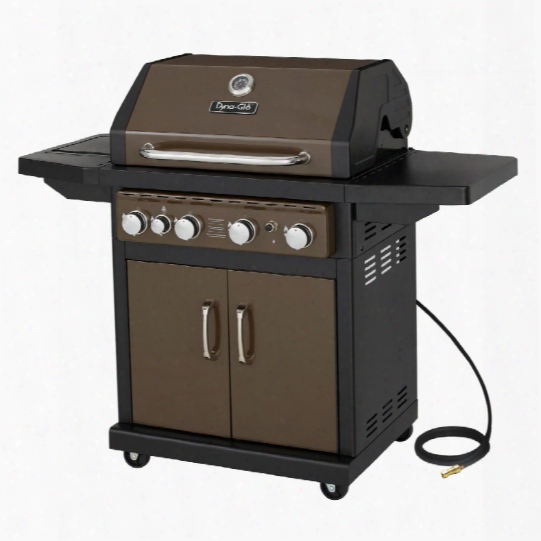 Dyna-glo Dga480bsn 4 Burner Bronze Natural Gas Grill